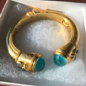 Julie Vos - Bracelet Cuff (Bahamian Blue)